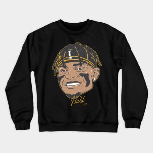 Justin Fields Pittsburgh Swag Head Crewneck Sweatshirt